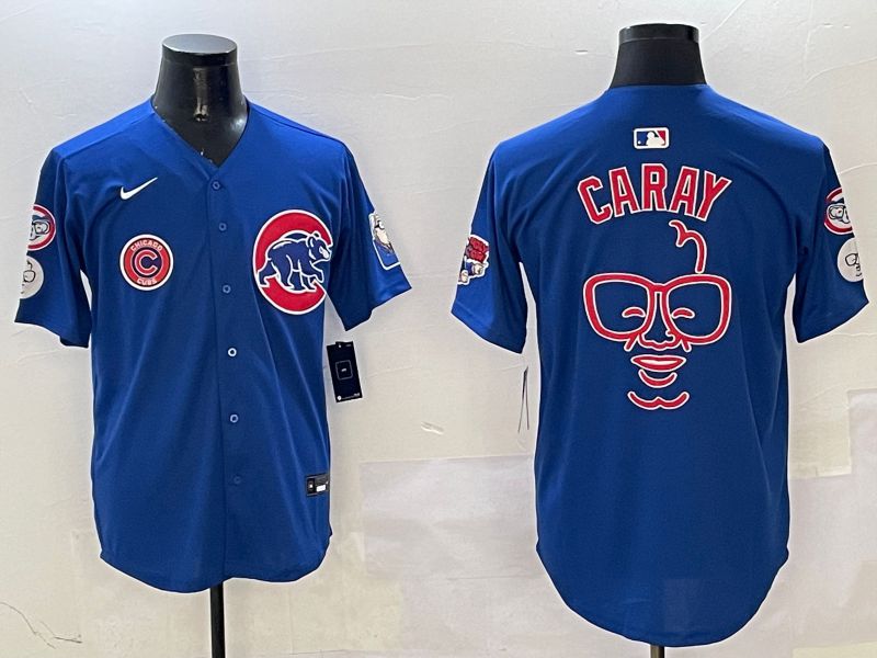 Men Chicago Cubs Blank Blue Fashion Game 2025 Nike MLB Jersey style 2->chicago cubs->MLB Jersey